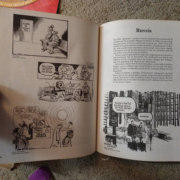 Best Editorial Cartoons of Year 1989 Charles Brooks paperback vintage politics - Picture 5 of 10